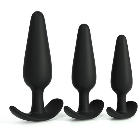 Kit Anal 3 Plugs Silicone, Crushious  Crushious   