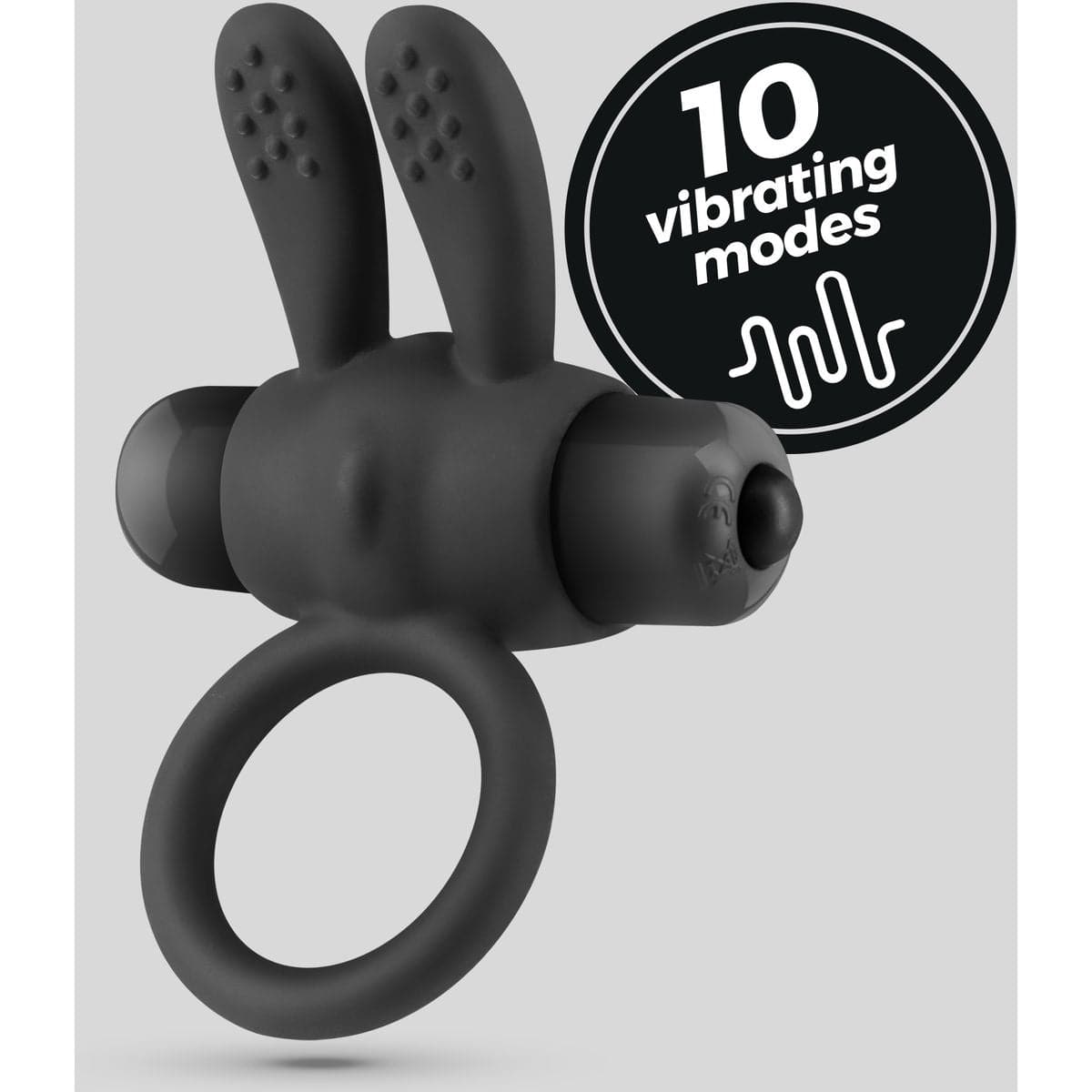 Anel Vibratório Pluto 10 Vibrações | Silicone e ABS - Pérola SexShop
