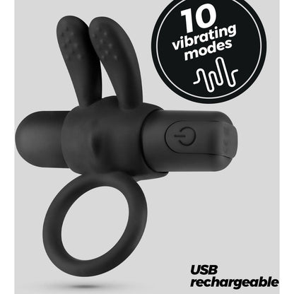 Anel Vibratório WONKA USB, 10 vibrações - Pérola SexShop