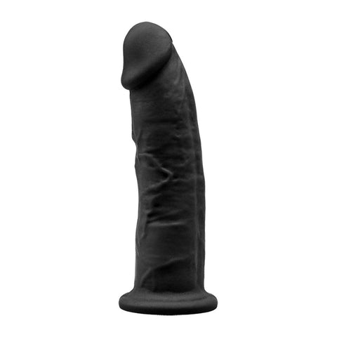 Dildo SilexD 2 Silicone Premium Chocolate Negro, 15.4cm Ø3.5cm  Silexd   