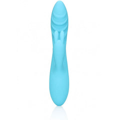 LOVELINE Smooth Silicone Rabbit Azul, 21cm Ø3.5cm, 10vibrações  LoveLine   