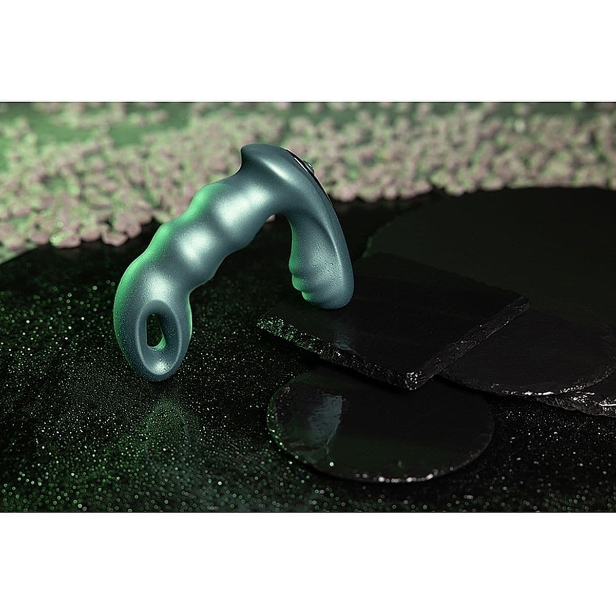 Estimulador Beaded Verde USB com Controlo Remoto, 10vibrações  Ouch!   