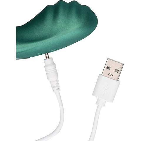 Estimulador Beaded Verde USB com Controlo Remoto, 10vibrações  Ouch!   