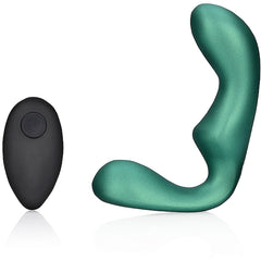 Estimulador Pointed Verde USB com Controlo Remoto, 10vibrações - Pérola SexShop