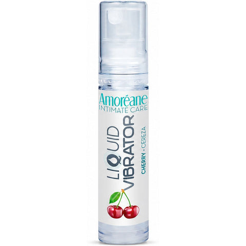 Gel Vibrador Líquido Amoréane Cereja — Efeito Vibração | Sexo Oral | 10ml