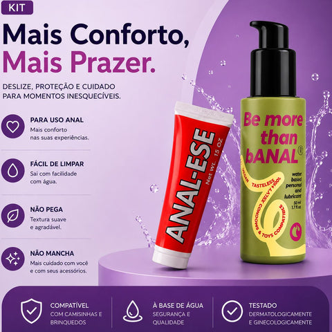 Pack Iniciantes para Sexo Anal (Anestésico + Lubrificante)