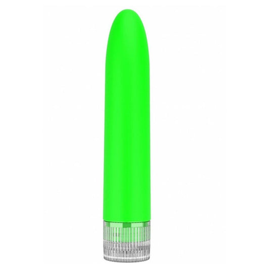 Vibrador Clássico Eleni Verde Super Soft 13,9cm Ø3,6cm - Vibração Regulável