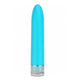 Vibrador Clássico Eleni Azul Super Soft 13,9cm Ø3,6cm - Vibração Regulável