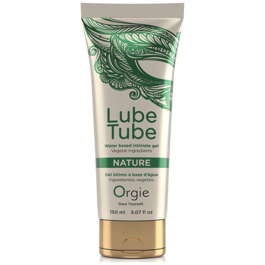 Lubrificante Lube Tube 150ml Nature - Base Vegetal, Longa Duração  Orgie   