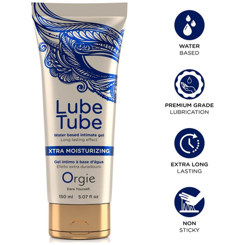 Lubrificante Lube Tube 150ml Xtra - Lubrificação Extra  Orgie   