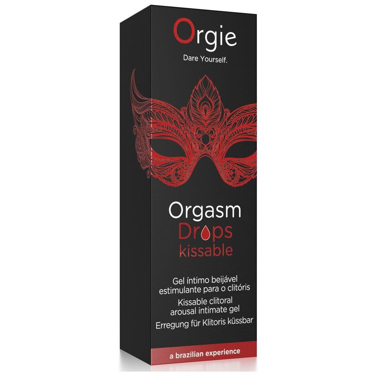 Estimulante Orgasm Drops Beijável 30ml - Efeito Calor e Formigueiro  Orgie   
