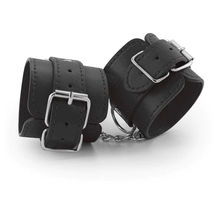 Algemas Couro Bondage Love Pretas Crushious
