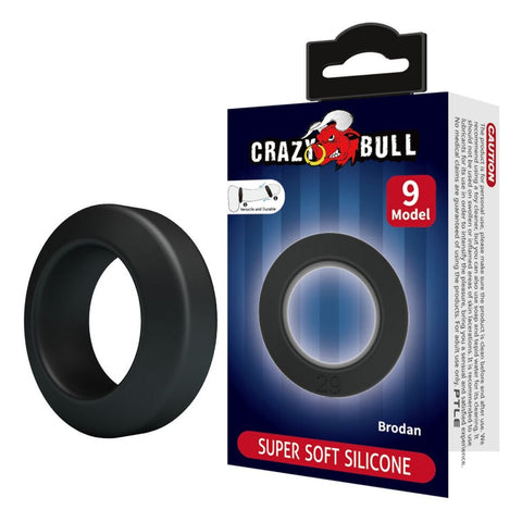 Anel Pénis Silicone Suave, Modelo 9 Brodan Ø3.8cm interno - Pérola SexShop