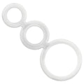 Anel Triplo Addicted Toys Transparente, Ø2 a Ø4cm  Addicted Toys   