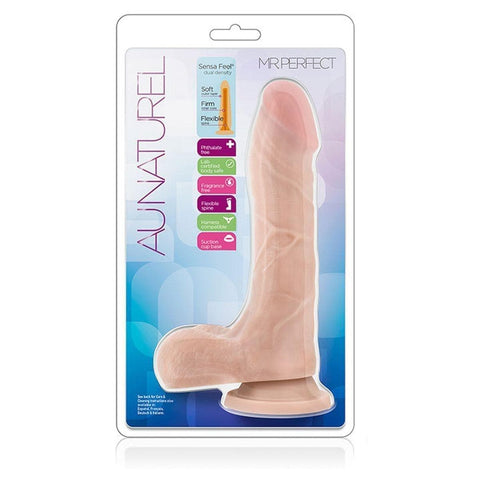 Au Naturel, Dildo Realista Mr.Perfect Baunilha, 21.5cm Ø3.5cm  Blush Novelties   