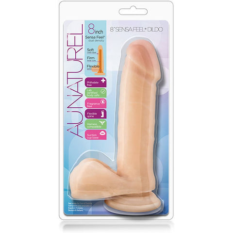 Au Naturel, Dildo Realista Sensa Feel, 19.5cm Ø4.5cm  Blush Novelties   