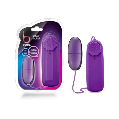 Bala Ovo Vibratório bYours Power Bullet Roxo 5.5cm Ø2.5cm, vibração regulável  Blush Novelties   