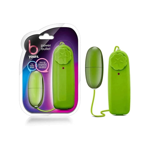 Bala Ovo Vibratório bYours Power Bullet Verde, 5.5cm Ø2.5cm, vibração regulável  Blush Novelties   