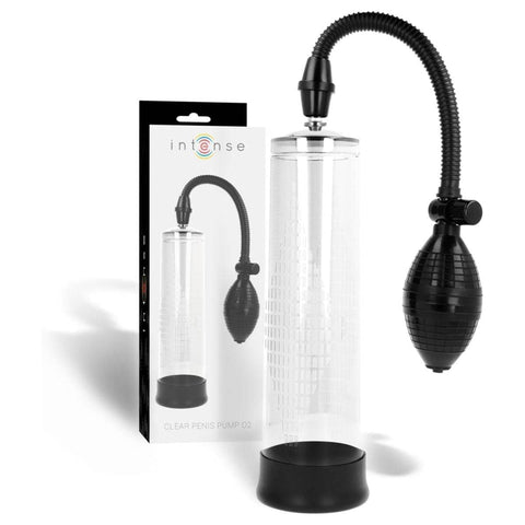 Bomba de Vácuo Clear Penis Pump 02, 20cm Ø6cm  Intense   