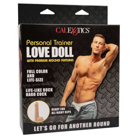 Boneco Insuflável Personal Trainer (dildo realista)  CaleXotics   