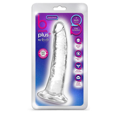 BYours Plus Lust Thrust Transparente, 19cm Ø3.8cm  Blush Novelties   