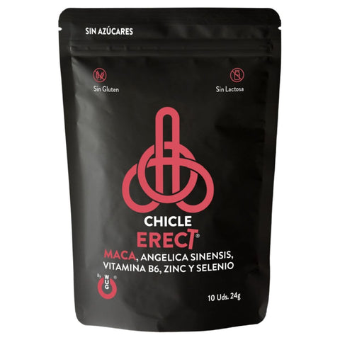 Chiclete Erect 10 Unidades - Potencialize o Apetite Sexual  Wug Sex Sense   