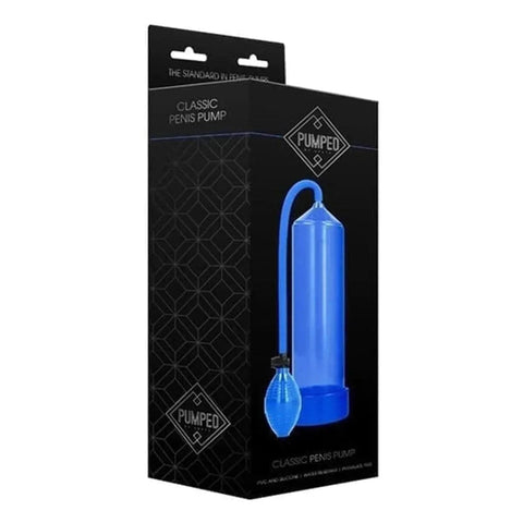 Classic Penis Pump Azul, Boa Sucção, 23cm Ø6cm  Pumped   