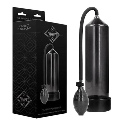 Classic Penis Pump Preto, Boa Sucção, 23cm Ø6cm  Pumped   