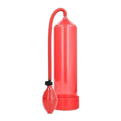 Classic Penis Pump Vermelho, Boa Sucção, 23cm Ø6cm  Pumped   