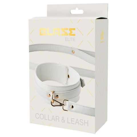 Coleira Blaze ELITE com Trela, Branco  Blaze   