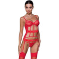 Conjunto Passion Kyouka Corset Vermelho  Passion   