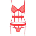 Conjunto Passion Kyouka Corset Vermelho  Passion   