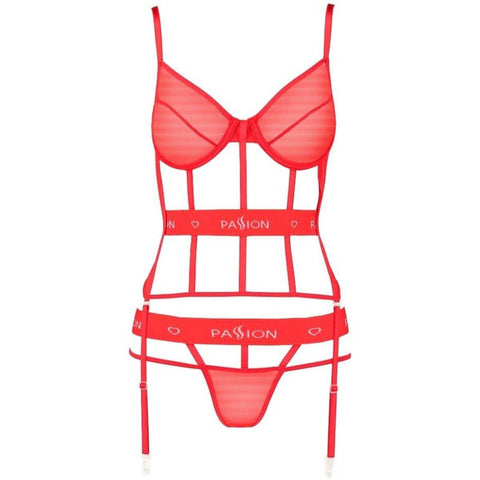 Conjunto Passion Kyouka Corset Vermelho  Passion   