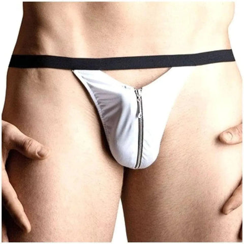 Cueca 449720 Branco com abertura frontal, Tamanho único  Softline   