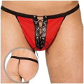 Cueca 450830 Vermelho com abertura frontal, Tamanho único  Softline   