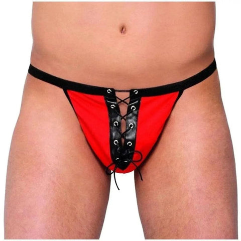 Cueca 450830 Vermelho com abertura frontal, Tamanho único  Softline   