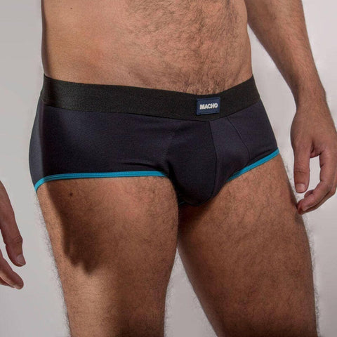 Cueca Macho Slip MS24B Preto  Macho   