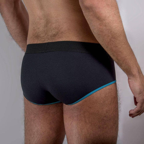 Cueca Macho Slip MS24B Preto  Macho   