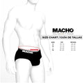 Cueca Macho Slip MS24B Preto  Macho   