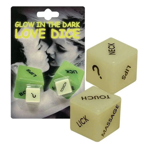 Dados Fluorescentes Love Dice - Jogo erótico com dados fluorescentes para apimentar a relação  perolasexshop   