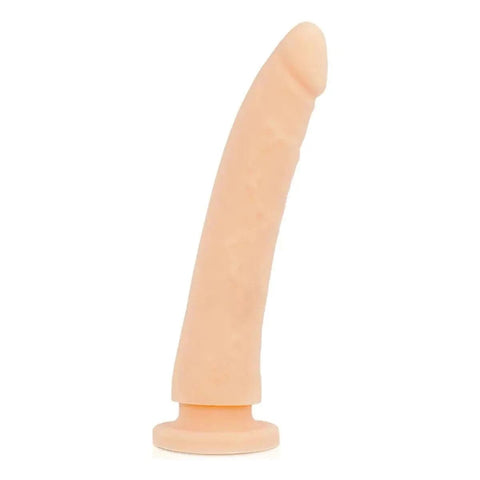 Dildo Delta Club Silicone Branco, 20cm Ø4cm  Delta Club Toys   