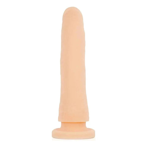 Dildo Delta Club Silicone Branco, 20cm Ø4cm  Delta Club Toys   