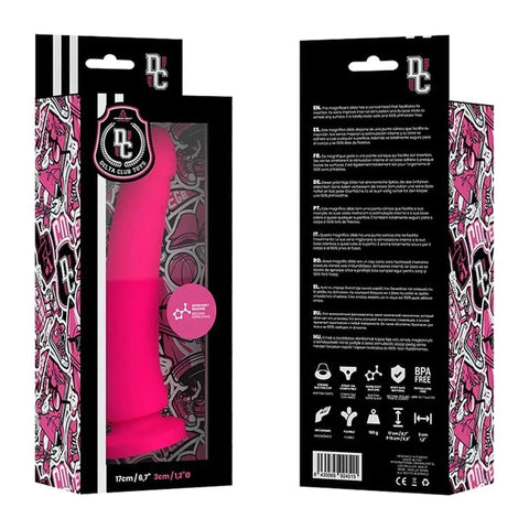 Dildo Delta Club Silicone Rosa, 17cm Ø3cm  Delta Club Toys   