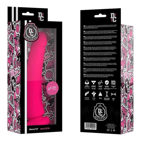 Dildo Delta Club Silicone Rosa, 20cm Ø4cm  Delta Club Toys   