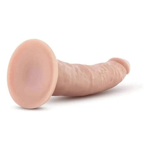 Dildo Dr. Skin 7" Branco, 18.5cm Ø3.8cm  Blush Novelties   