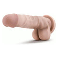 Dildo Dr. Skin Basic 7 Branco, 19.5cm Ø3.5cm  Blush Novelties   