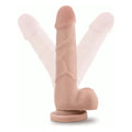 Dildo Dr. Skin Basic 7 Branco, 19.5cm Ø3.5cm  Blush Novelties   