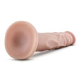 Dildo Dr. Skin Basic 7.5" Branco, 20cm Ø3.5cm  Blush Novelties   