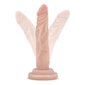 Dildo Dr. Skin Mini Cock Branco, 14cm Ø2.5cm  Blush Novelties   