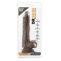 Dildo Dr. Skin Stud Muffin Chocolate, 22cm Ø3.5cm  Blush Novelties   